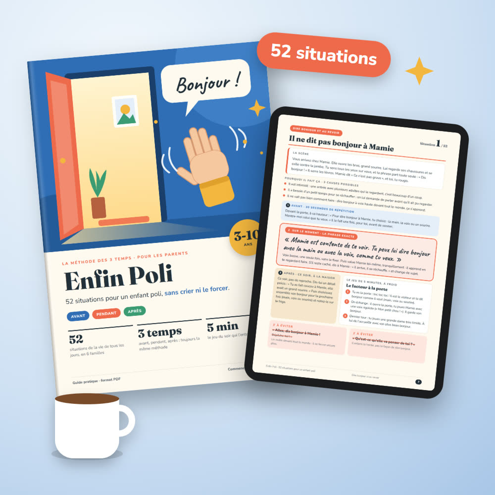 Enfin Poli : 52 situations pour un enfant poli, sans crier ni le forcer
